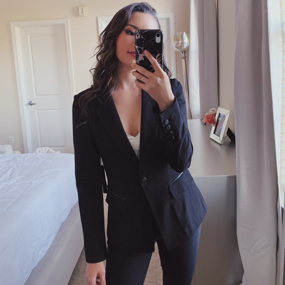 White House Black Market Black Suit Jacket